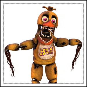 withered chica fnaf 2