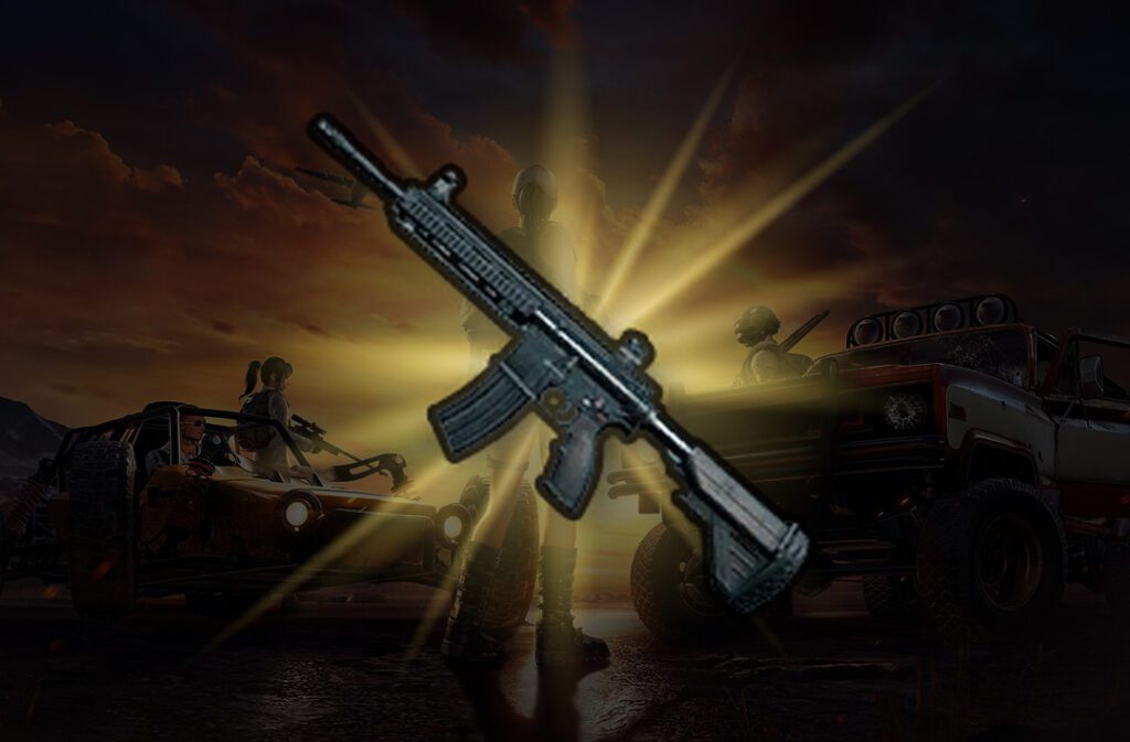 m416 assault rifle paling sering dipakai
