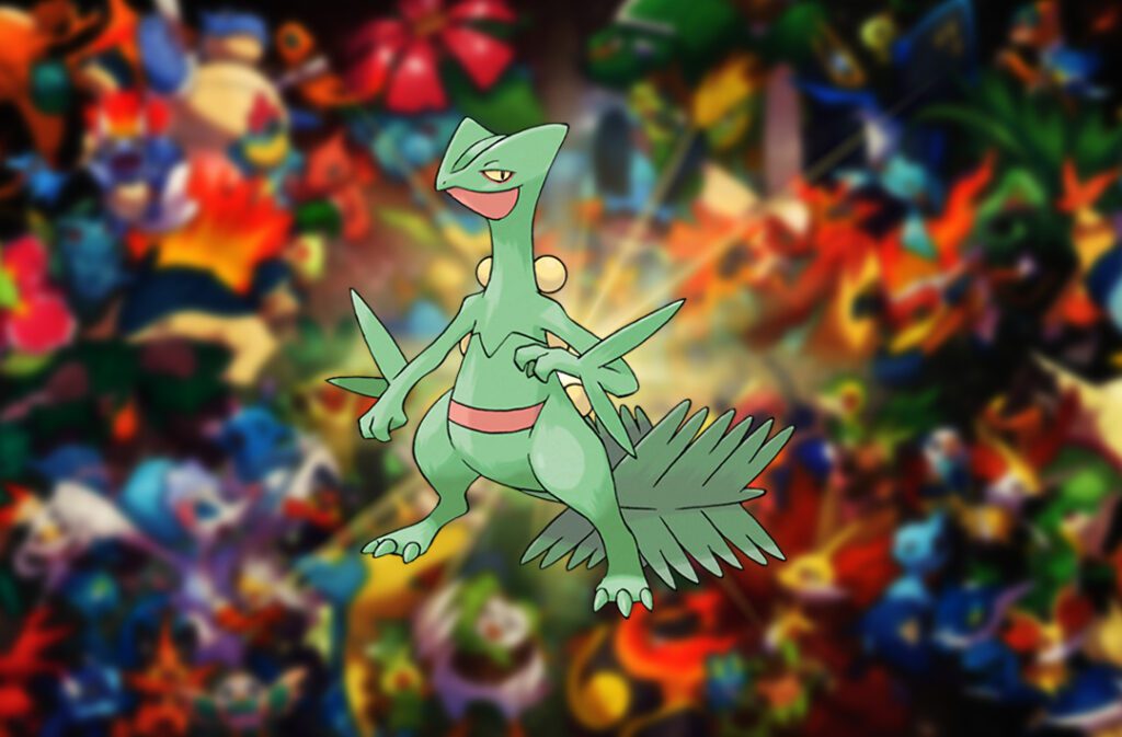 pokemon paling op punya ash (sceptile)