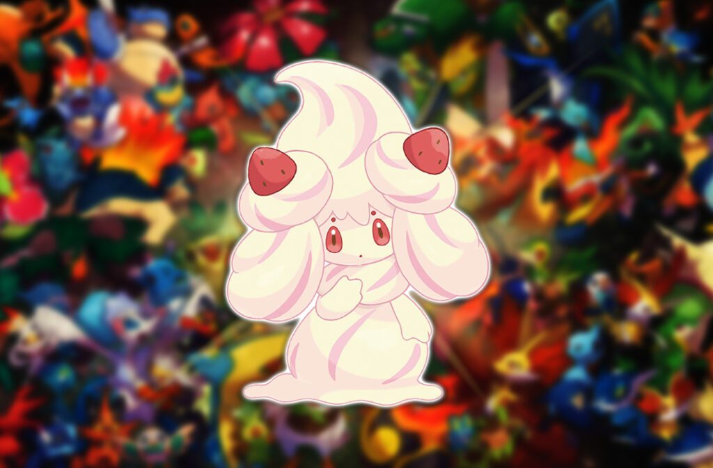 pokemon paling op punya leon (alcremie)