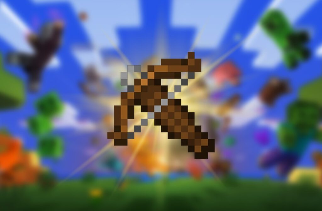 crossbow tersakit di minecraft