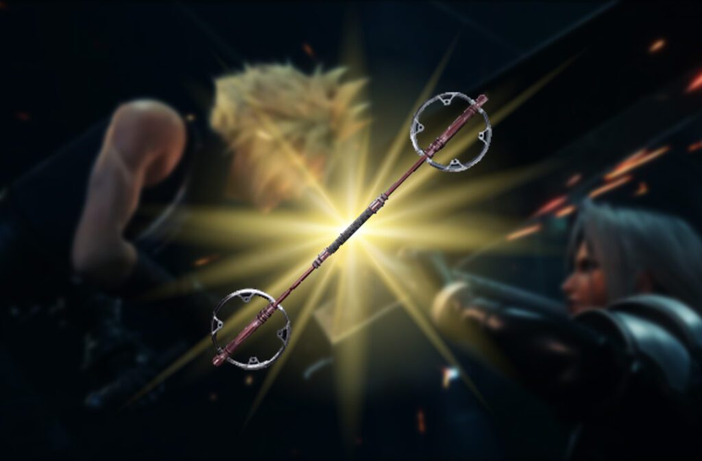senjata ffvii remake paling op (mythril rod)