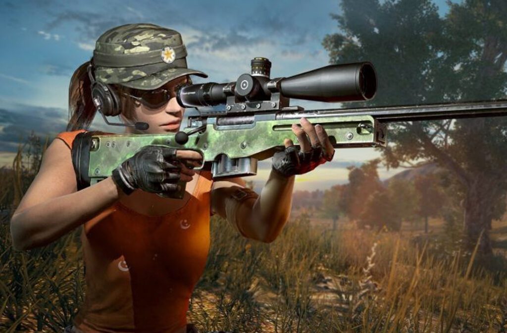 awm senjata tersakit di pubg